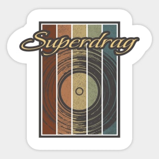 Superdrag Vynil Silhouette Sticker